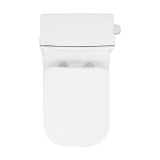 Swiss Madison Concorde 1-piece 1.28 GPF Single Flush Square Toilet in Glossy White Seat Included SM-1T105