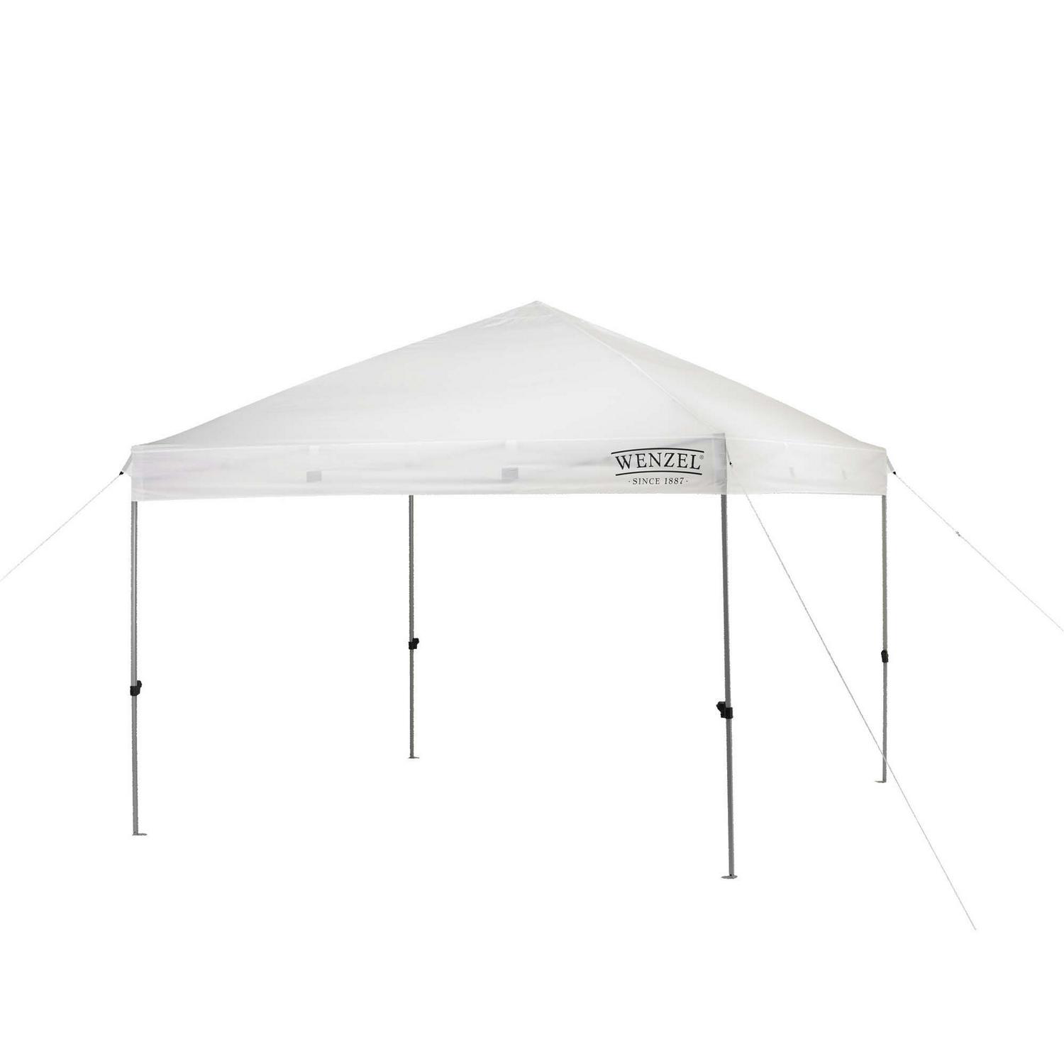 Wenzel Smartshade 10and#8242; x 10and#8242; Instant Outdoor Canopy， White