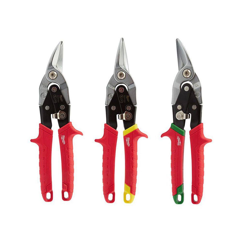 MW Left Right and Straight Aviation Snips (3-Pack) 48-22-4533