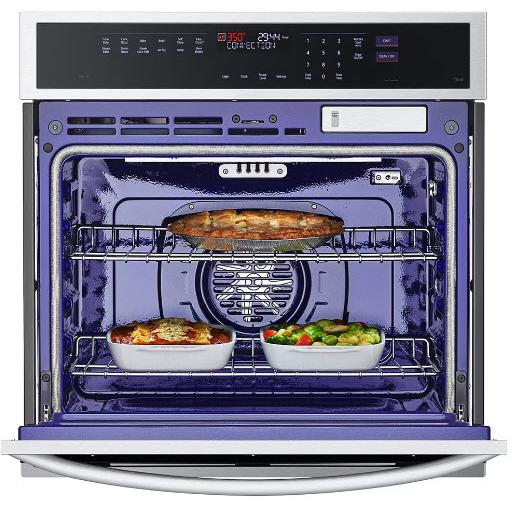 LG 30-inch, 4.7 cu. ft. Built-in Single Wall Oven with True Convection Technology WSEP4727F