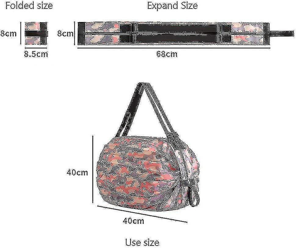 Foldable Shopping Bag Reusable Shopping Bag Practical Shopping Bag_y