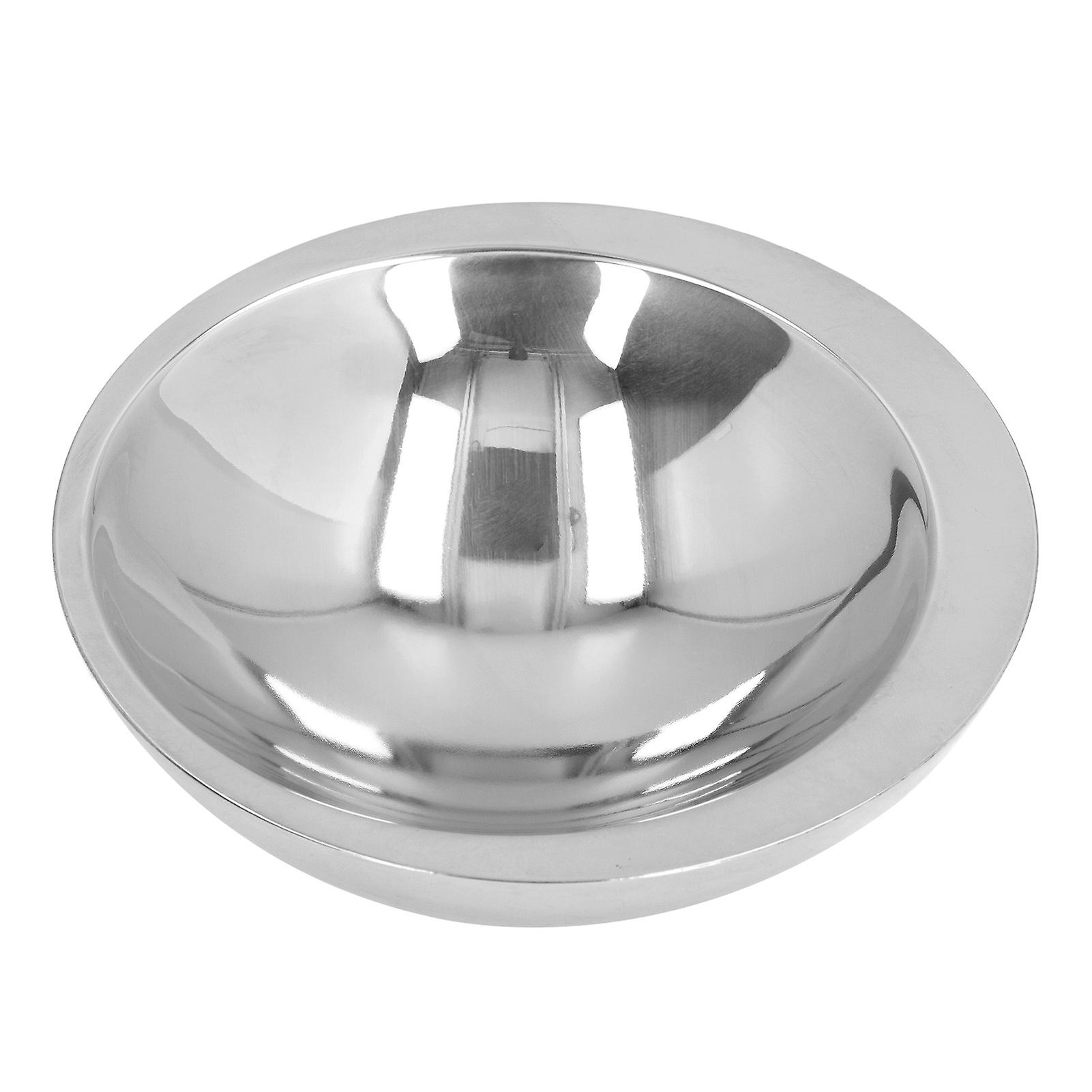 Stainless Steel Bowl Lightweight Double Wall Serving Bowl For Soup Cooked Food Salad Fruit