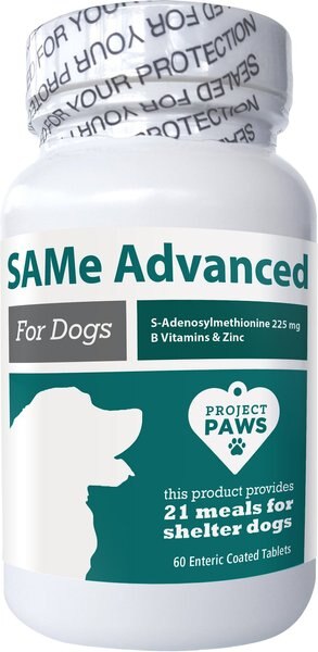 Project Paws SAM-e Advanced Liver Support Dog Supplement