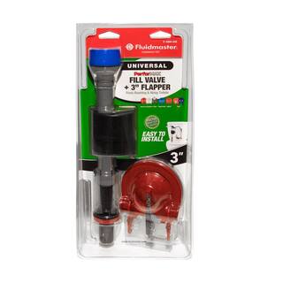 Fluidmaster PerforMAX Universal High Performance Toilet Fill Valve and 3 in. Adjustable Toilet Flapper Repair Kit K-400H-040-T5