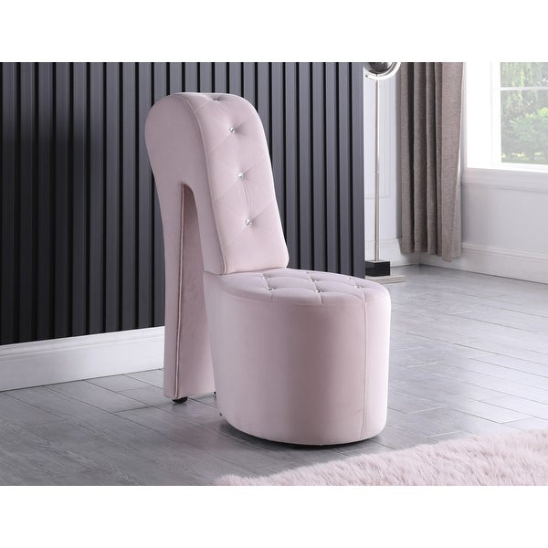 Best Master Furniture High Heel Shoe Upholstered Lounge Chair