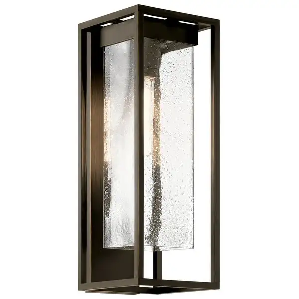 Kichler Lighting Mercer 24 in. 1-Light Outdoor Wall Sconce Shopping - The Best Deals on Outdoor Wall Lanterns | 41782724