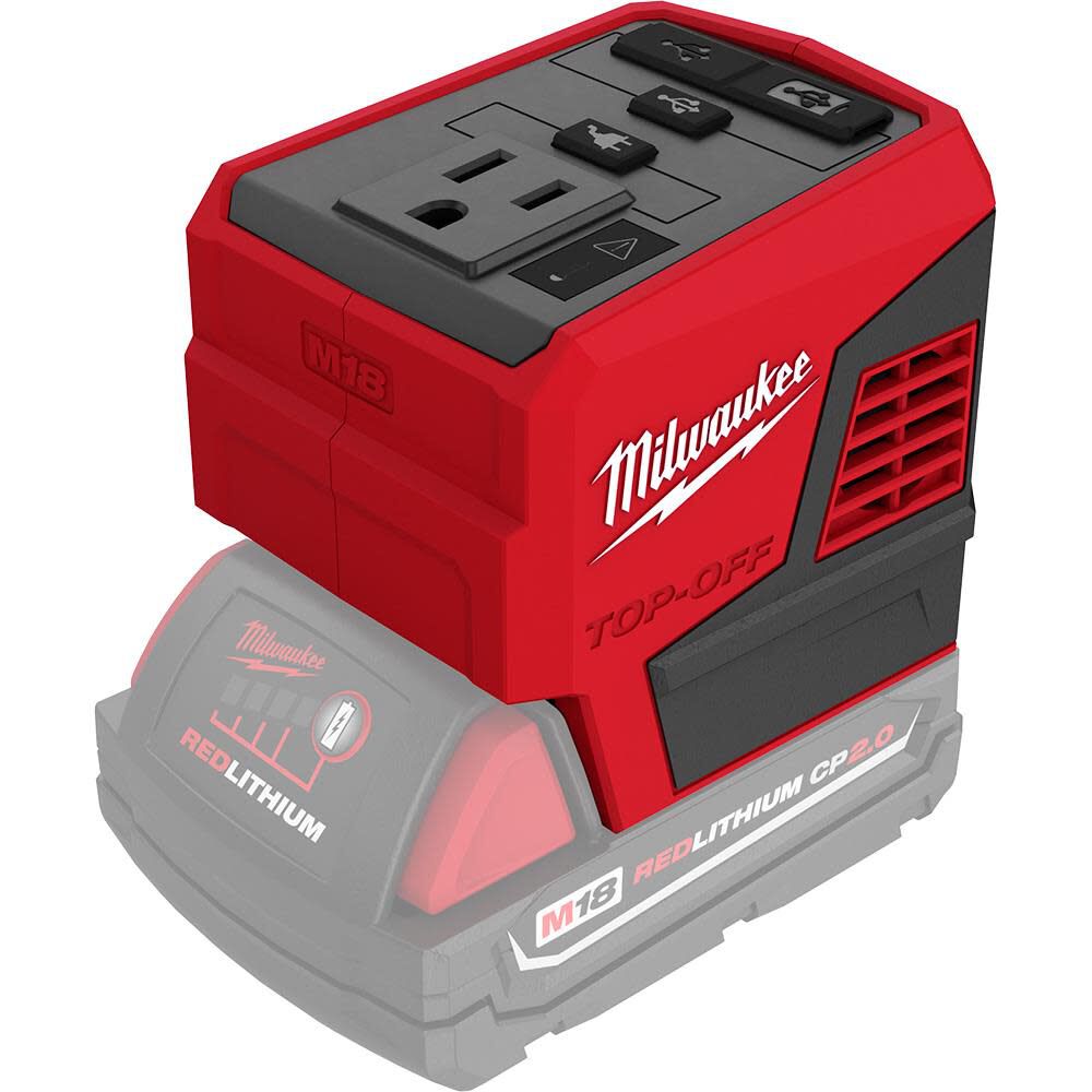 Milwaukee M18 TOP-OFF 175W Power Supply and M18 REDLITHIUM XC5.0 Battery Pack 2846-50 from Milwaukee