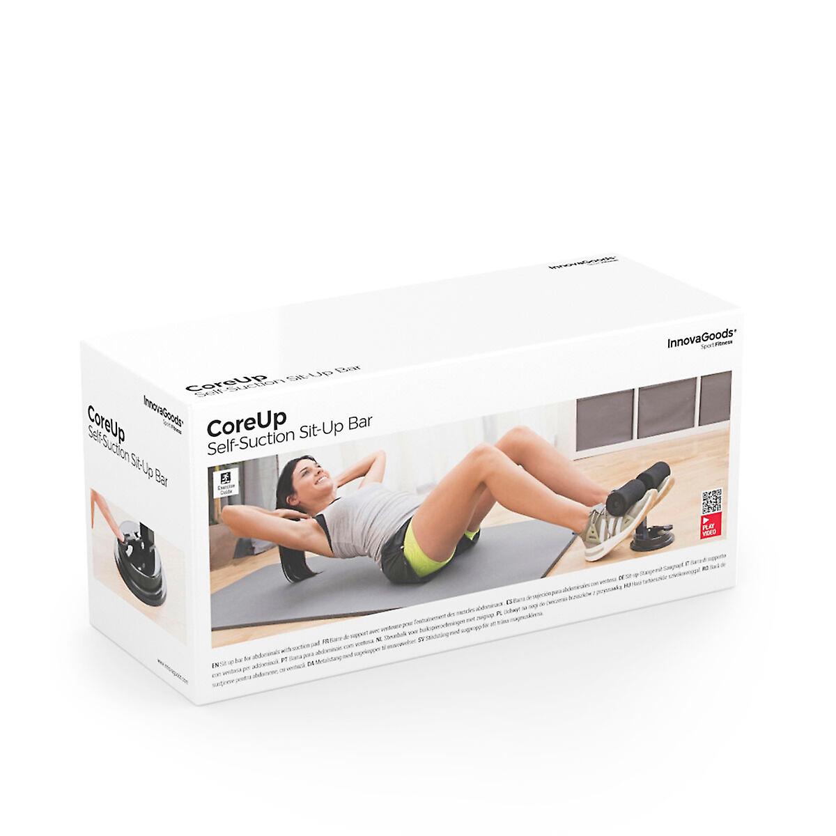 Sit-up Bar for Abdominals with Suction Pad and Exercise Guide CoreUp InnovaGoods