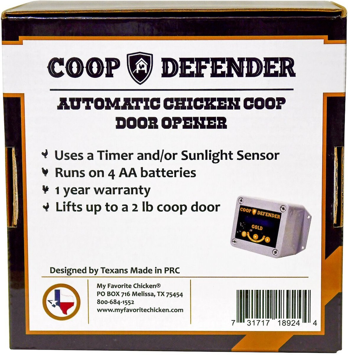 My Favorite Chicken Coop Defender Gold Automatic Chicken Coop Door Opener