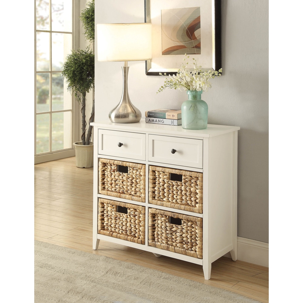 Acme Furniture Flavius 6 drawer Console Table