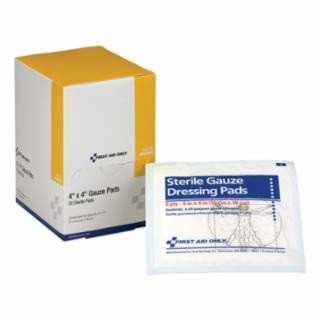 First Aid Only 579 90718 4X4 Sterile Gauze Pads Bx...