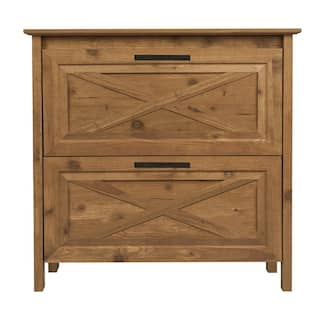 SAINT BIRCH Houston Rustic Brown 2-Drawer Lateral File Cabinet SBSF4002LFRB