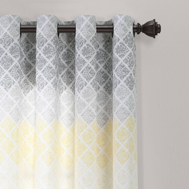 Medallion Ombre Window Curtain Panels Lush D cor