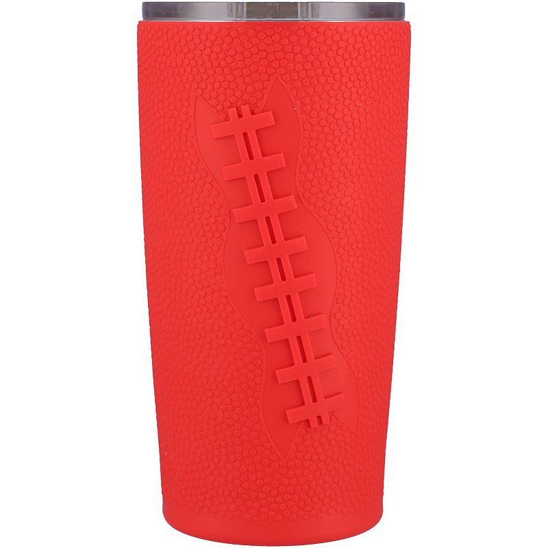 Wisconsin Badgers 20oz. Stainless Steel with Silicone Wrap Tumbler