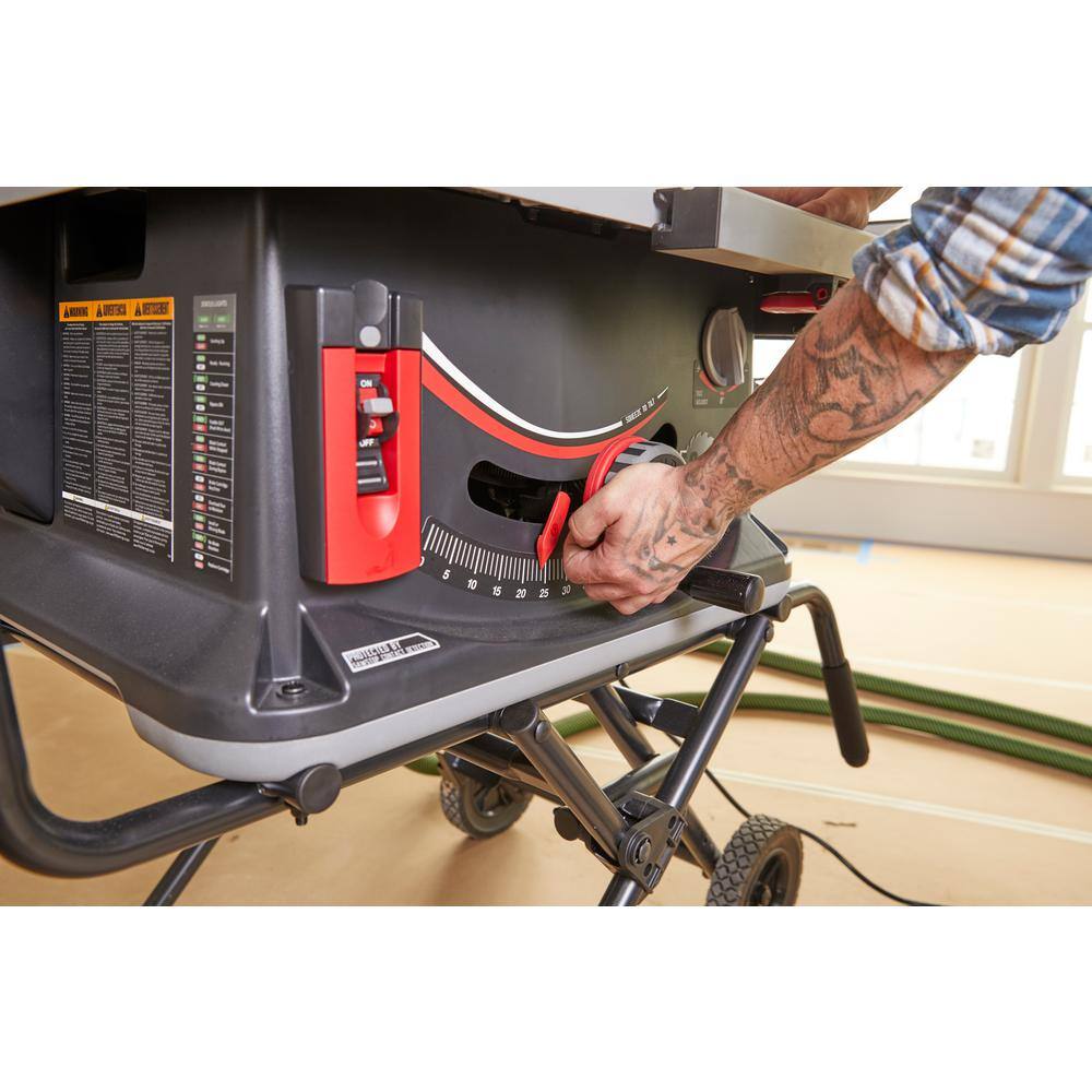 SawStop 15 Amp 120-Volt 60 Hz Jobsite Saw Pro with Mobile Cart Assembly JSS-120A60