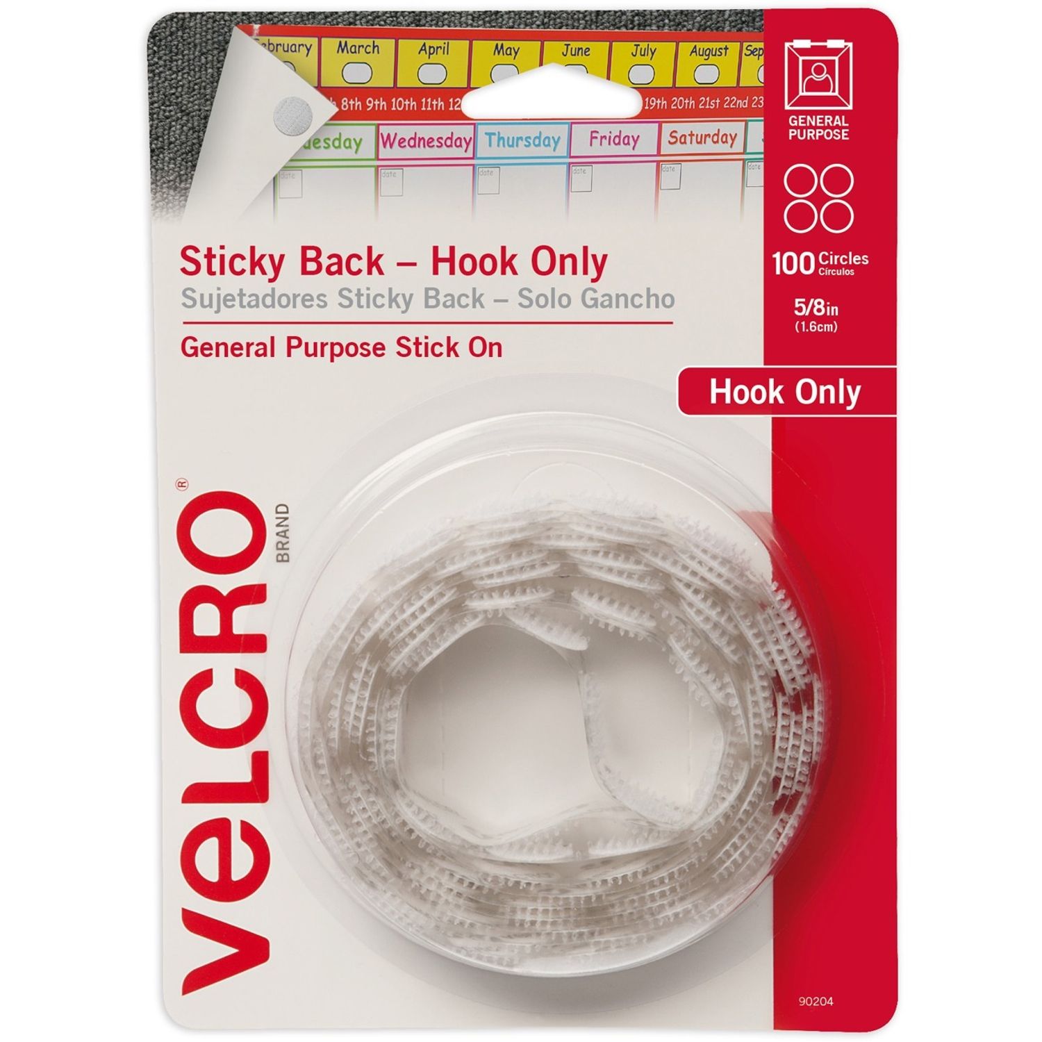 Brand Sticky Back Circles by Velcro Companies VEK90204