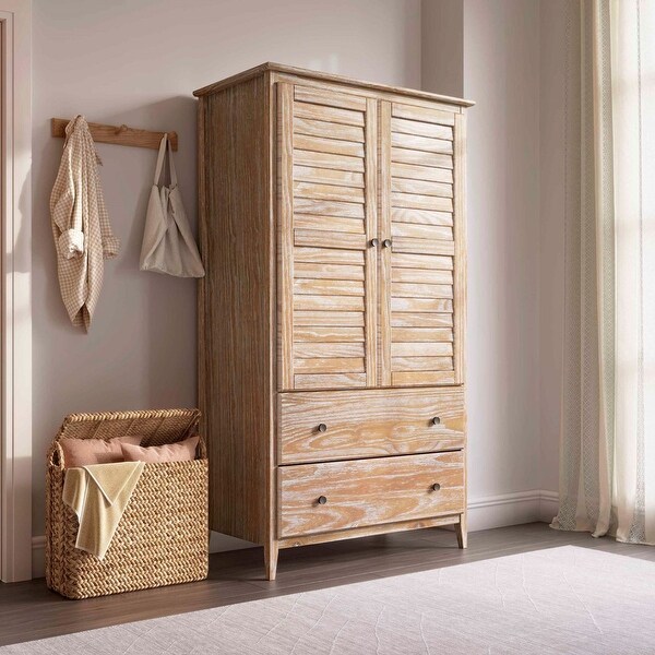 Grain Wood Furniture Greenport 2-door Armoire - - 25739333