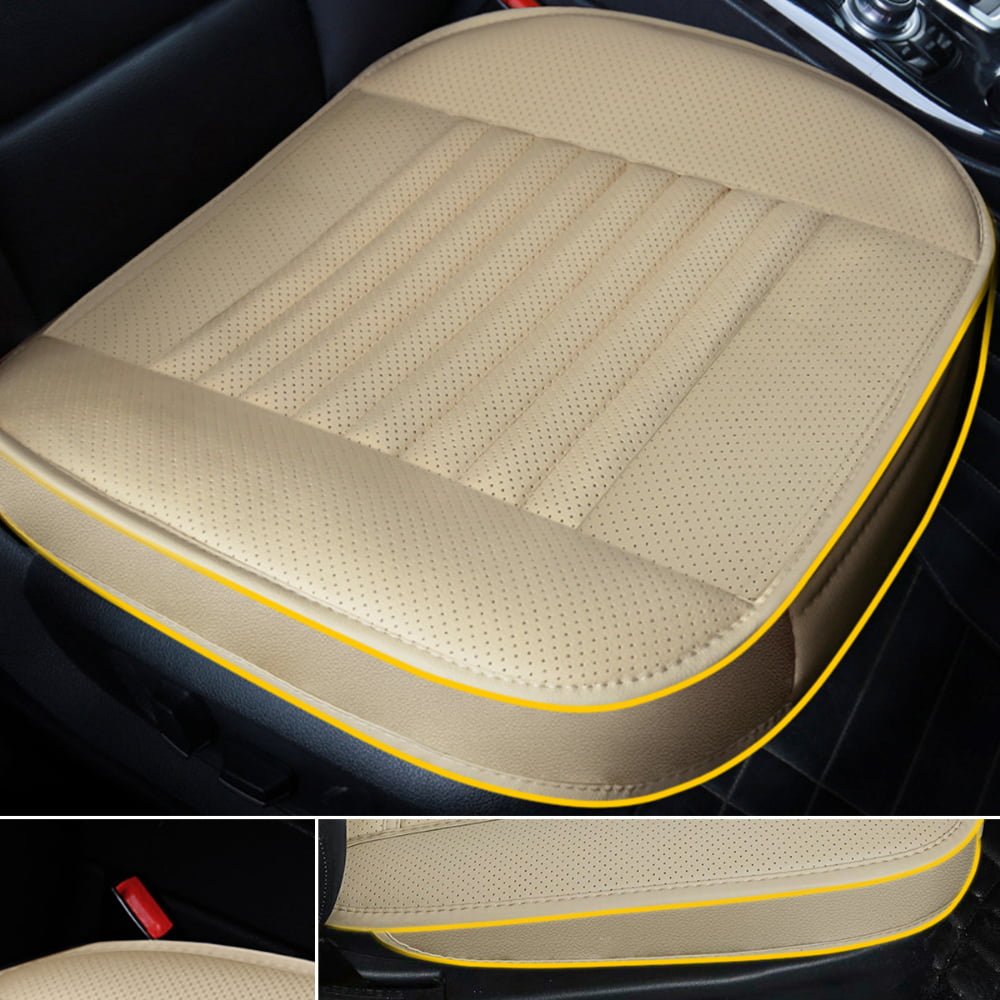 Car Seat Cover Full Surround Universal Cushion， Beige Front and Rear Split Car Seat Cover Auto Interior Accessories