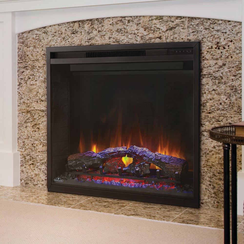 Napoleon Element 36 inch Built-In Electric Fireplace - Black, NEFB36H-BS