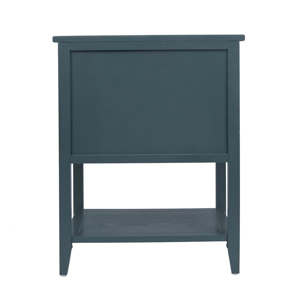 Modern Nightstand with 2 Drawers Side Table/Sofa Table/End Table