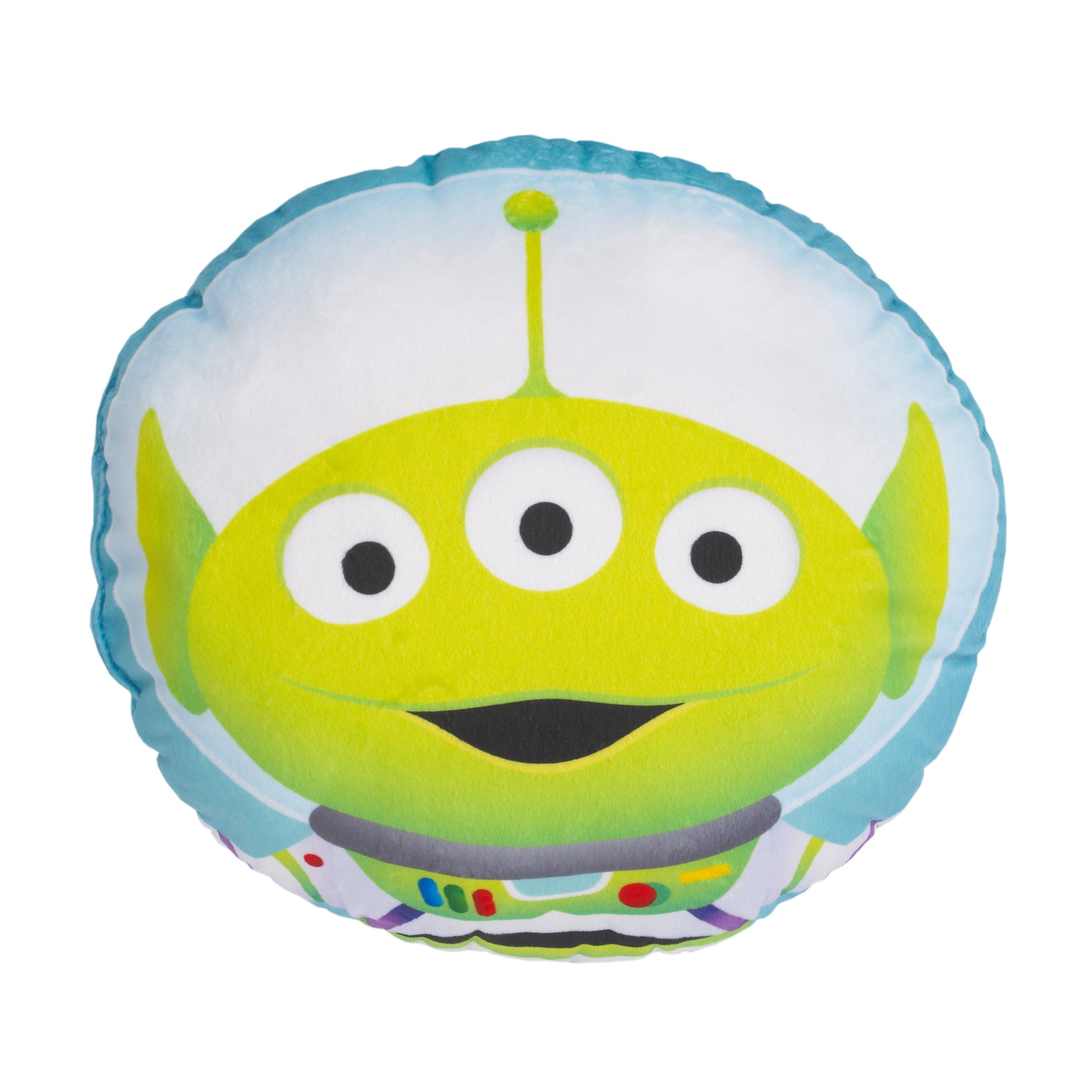 Disney Toy Story 4 Alien Round Decorative Shaped Pillow, Green, Toddler Pillow