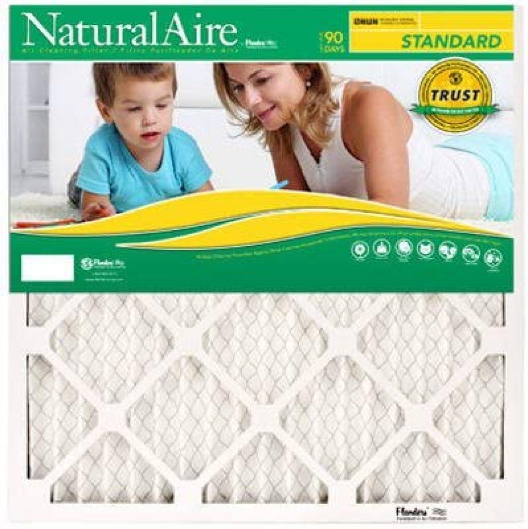 16x25x1， Naturalaire Standard Air Filter Merv 8， 84858.011625， Pack12