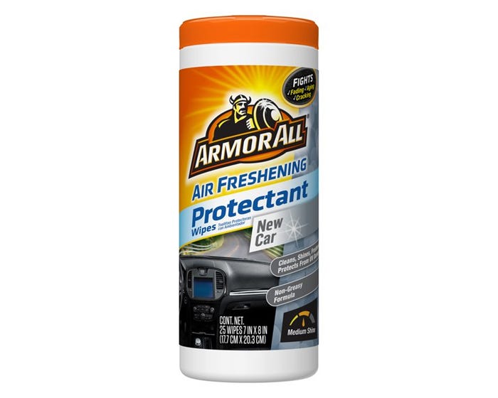 Armor All New Car Scent Air Freshening Car Protectant Wipes， 25 Count - 78533