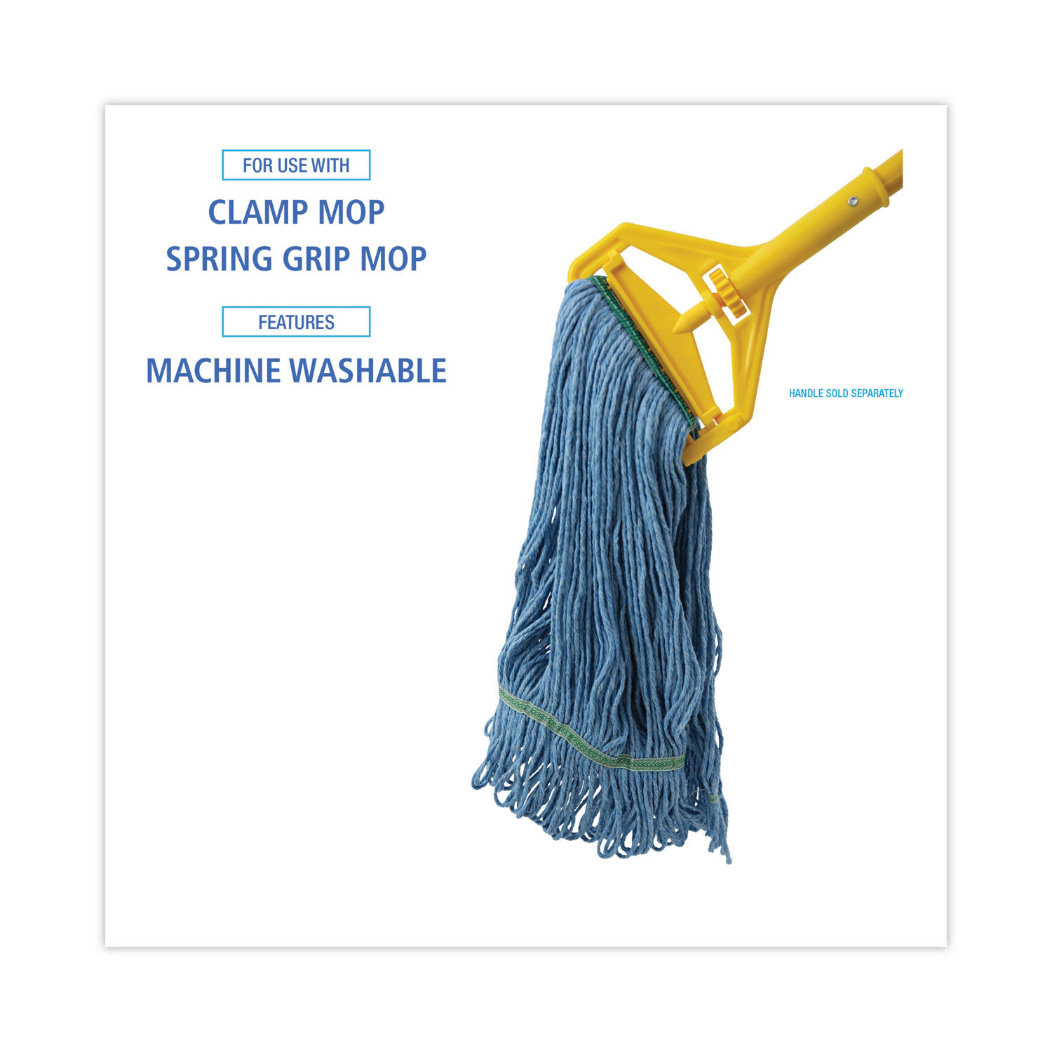 Super Loop Wet Mop Head by Boardwalkandreg; BWK502BLNBCT