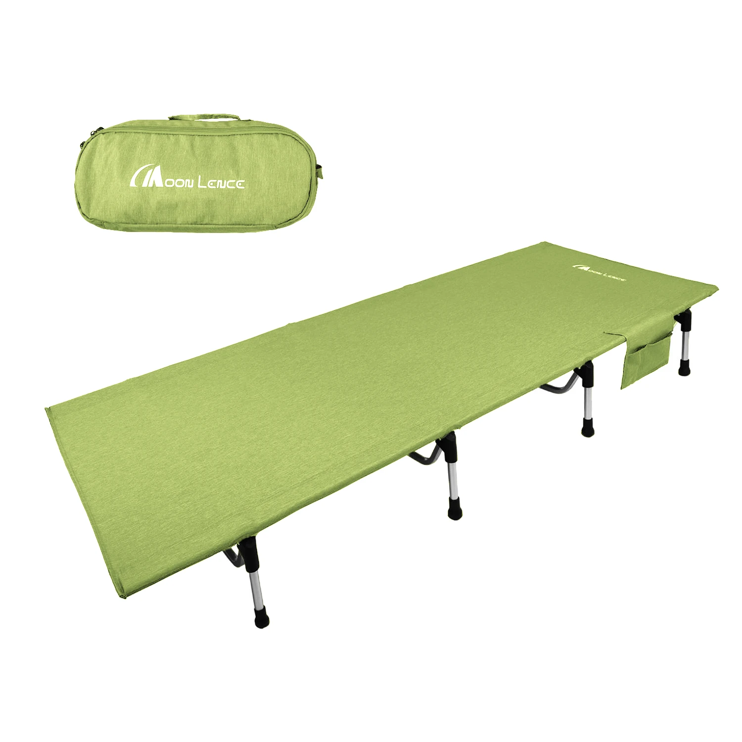 MoonLence Ultralight Folding Camping Cot for Adults  Portable Aluminum Sleeping Cot Bed with Storage Bag for Backpacking Hiking