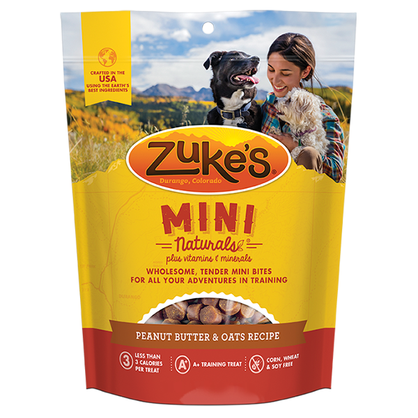 Zuke's Mini Naturals Peanut Butter and Oats Recipe Dog Treats