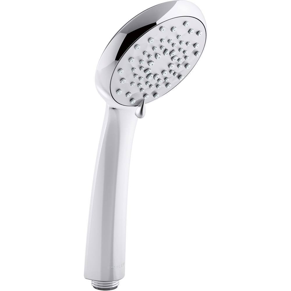 KOHLER Awaken 3-Spray 3.8 in. Single Wall Mount Handheld Shower Head in Polished Chrome K-72420-H-CP