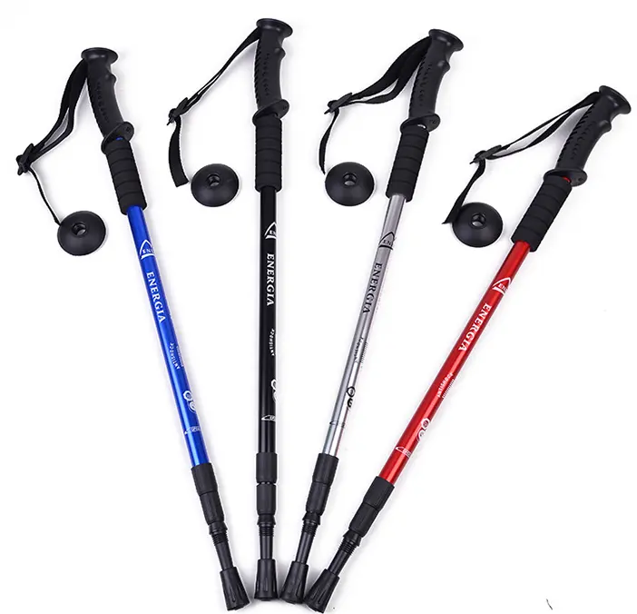 135cm Light Aluminum Telescopic Anti Shock Outdoor Camping Hiking Trekking Poles