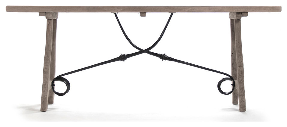 Zurich Console  Dry Natural Finish   Industrial   Console Tables   by HedgeApple  Houzz