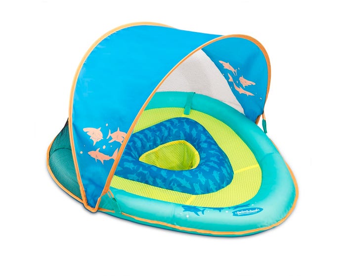 Swim School SunShade BabyBoat， Blue - SSB17357BL2