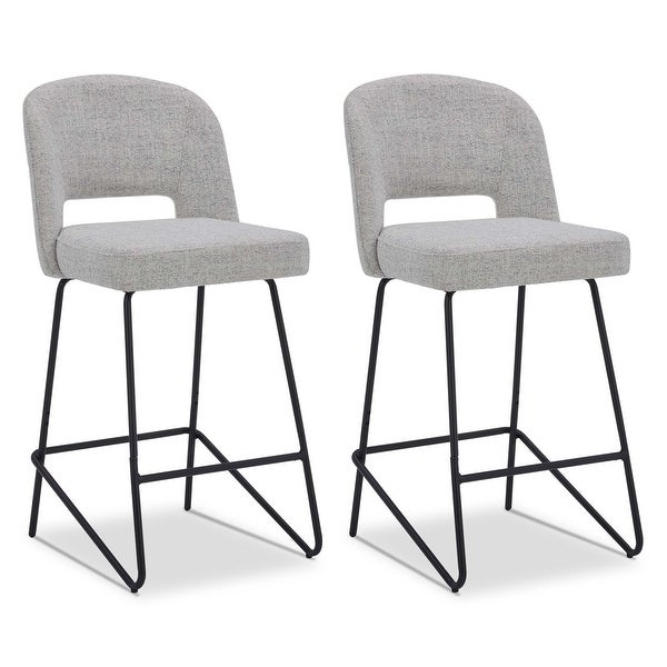 Aria Modern Counter Height Barstool Set of 2