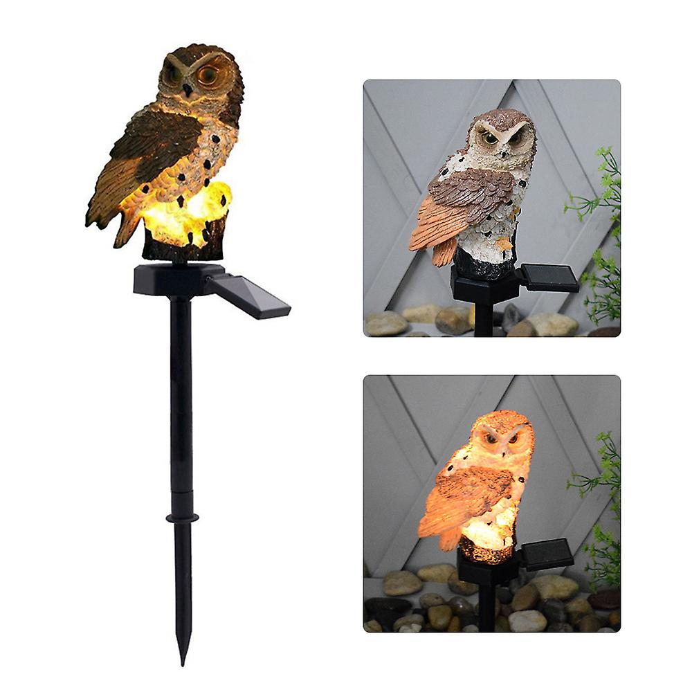 Led Garden Lights Solar Night Lights Owl Shape Solar Led Lamp Outdoor， Decorative Waterproof Garden Stake Lights For Walkway Yard Lawn Landscape Light