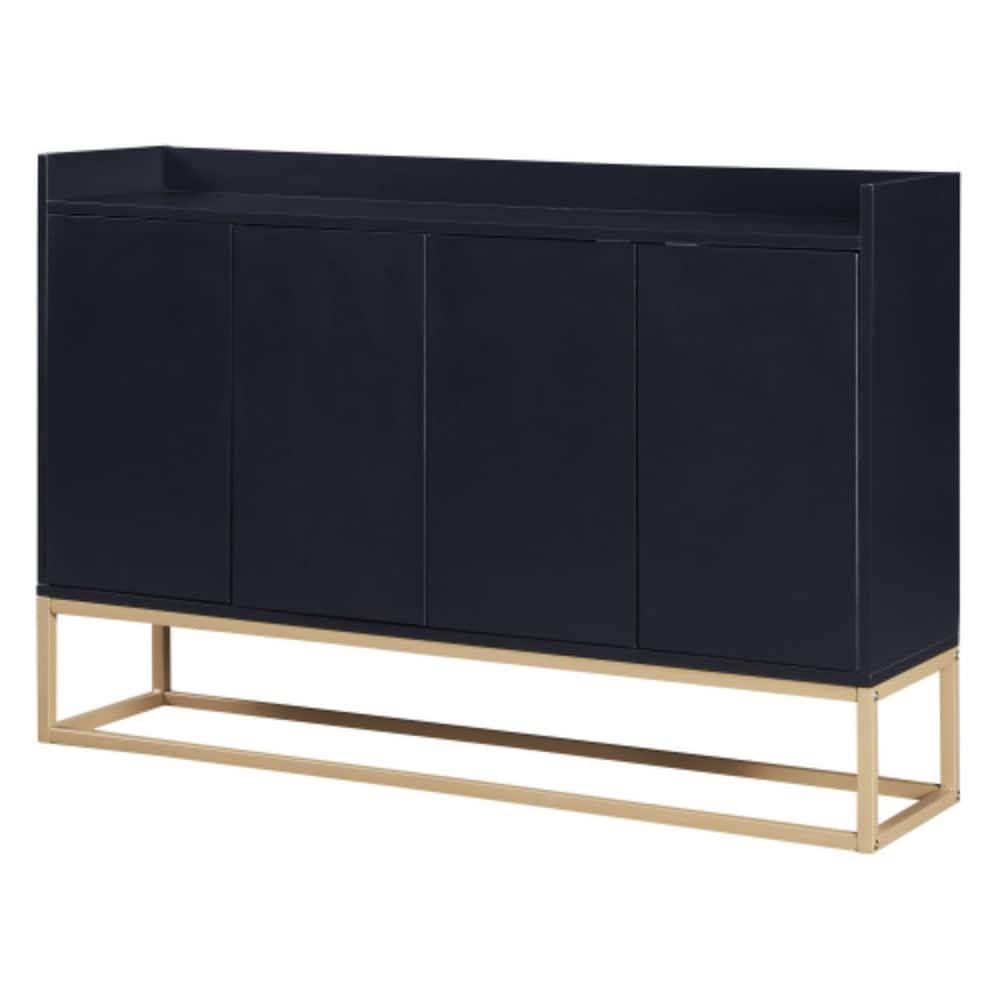 Modern Glam 4 Doors Storage Sideboard Accent Buffet Cabinet for Dining Room  Kitchen