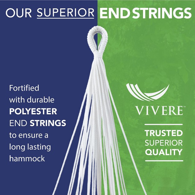 Vivere Polyester Mesh Double Hammock