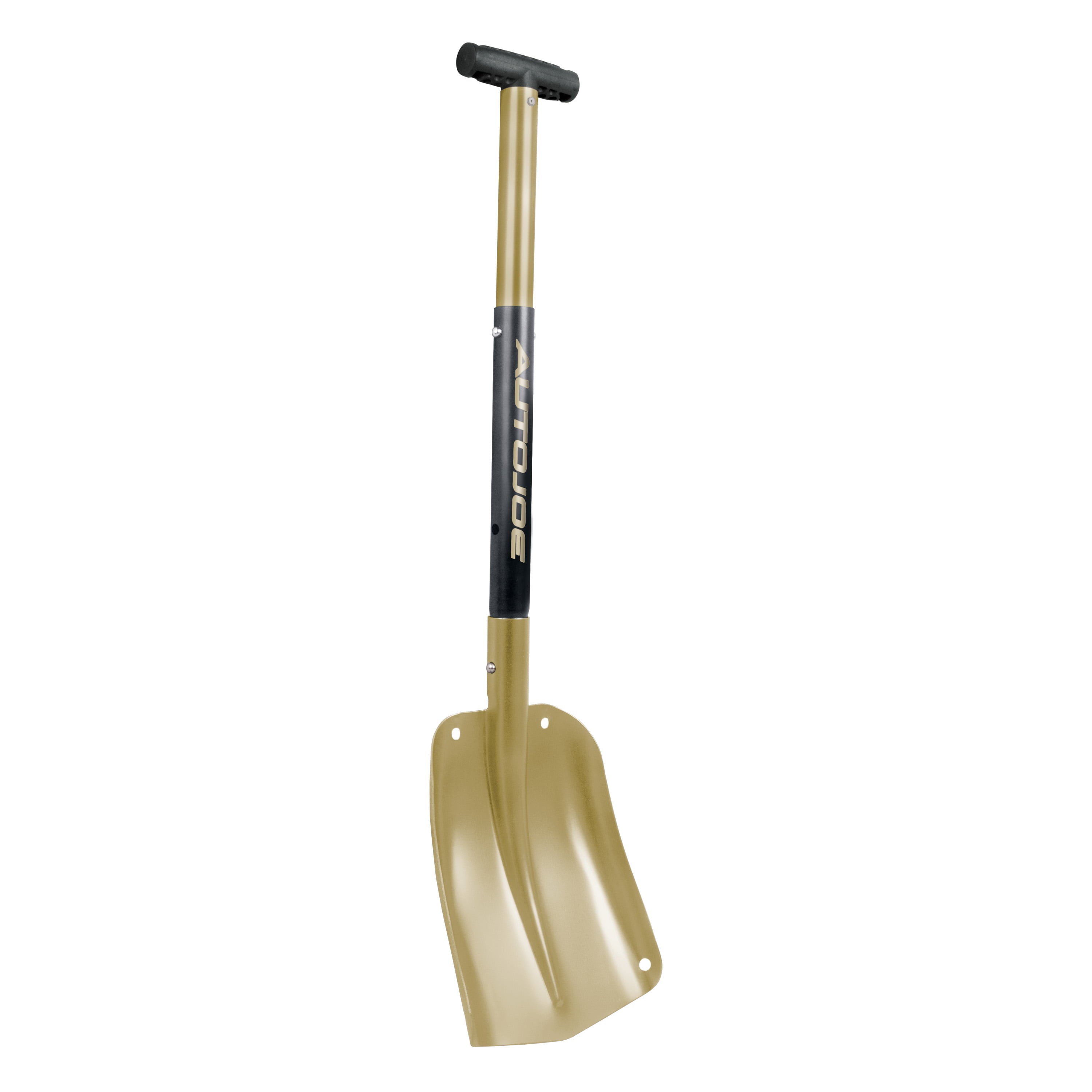 Auto Joe 32-inch Compact Aluminum Utility Shovel, 3-Piece Smart Lock (Gold)