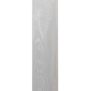 Grosfillex Element Wood 14 in. x 6 in. x 48 in. White Resin Decorative Wall Panel with Trim (18-Pack) USC85440