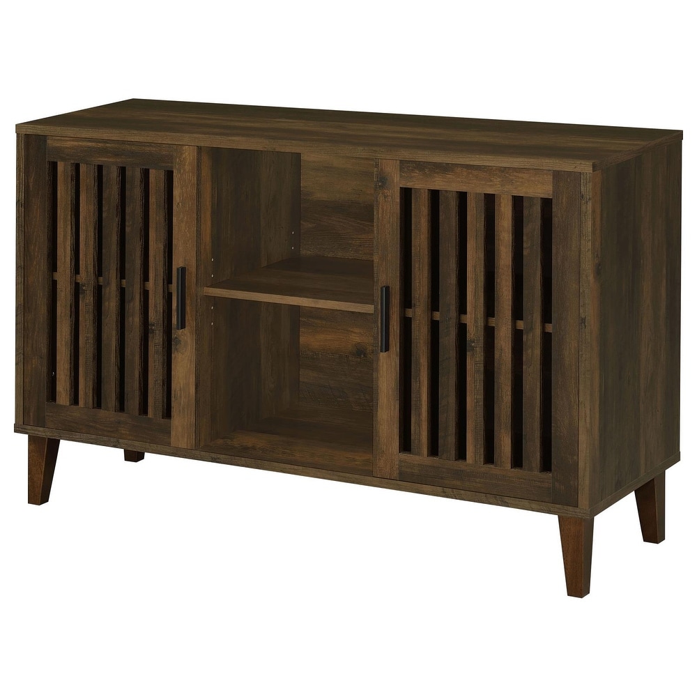 Coaster Furniture Torin 2 Door Engineered Wood Accent Cabinet Dark Pine