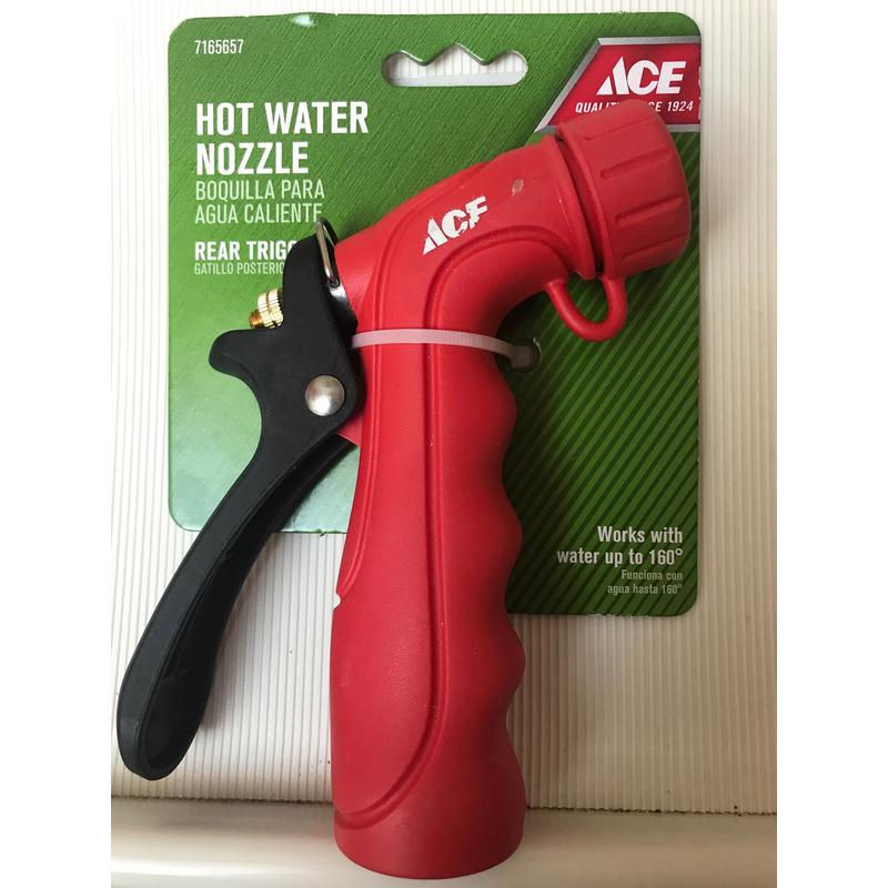 HOT WATER NOZZLE RED