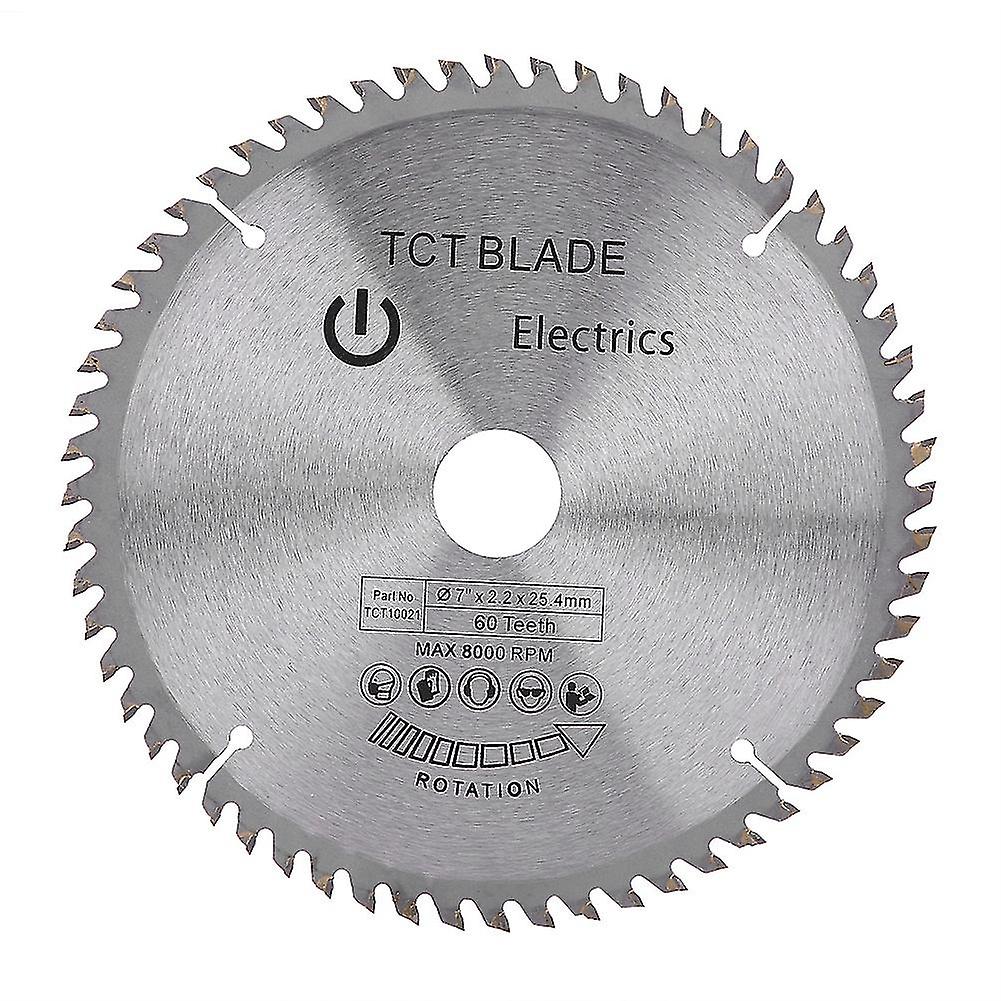 7” (180mm) 60 Teeth Carbide Circular Saw Blade Cutting Disc for Wood Plastic