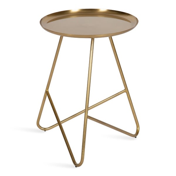 Kate and Laurel Birgit Metal Side Table - 16x16x21