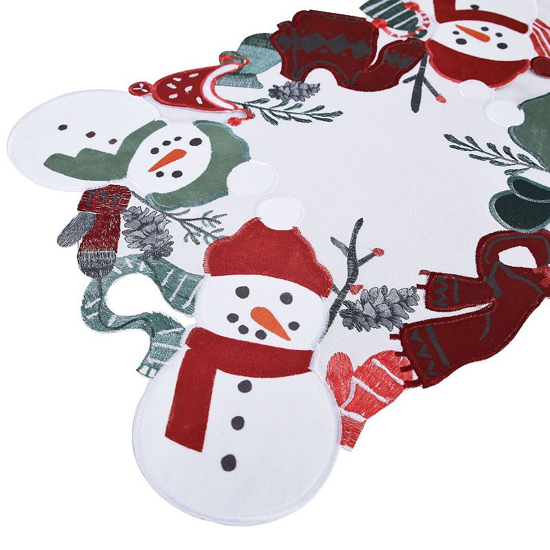 St. Nicholas Square? Snowman Cutout Placemat