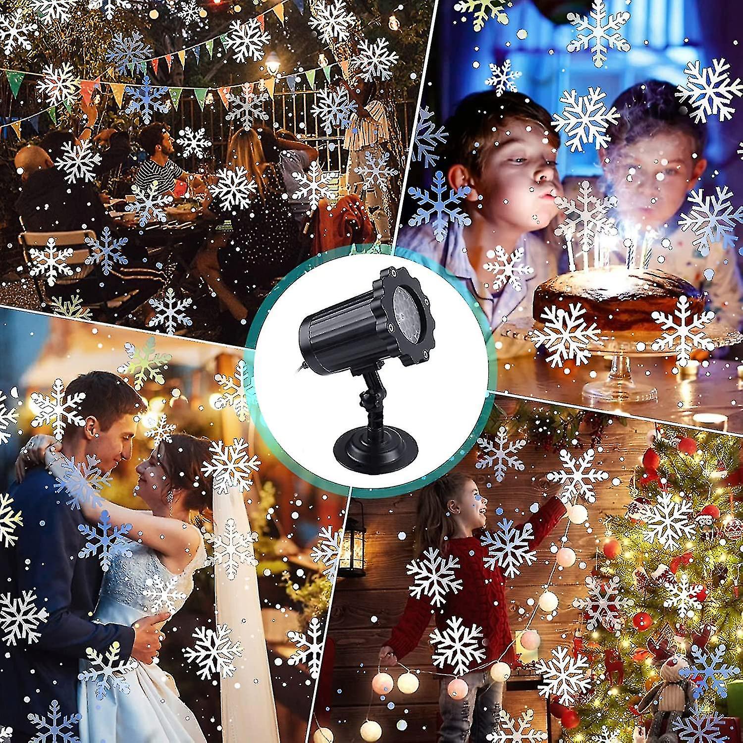 Led Snowflake Christmas Light Projector With Remote Control，ip65