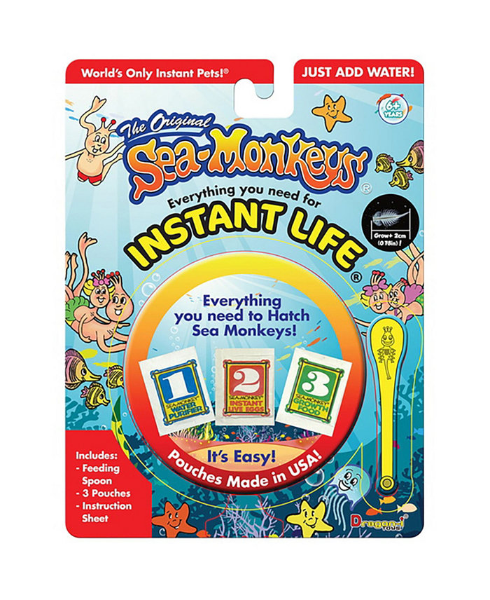 Sea Monkey's The Original Sea-Monkeys Instant Life Kit - Everything you Need to Hatch Sea Monkeys