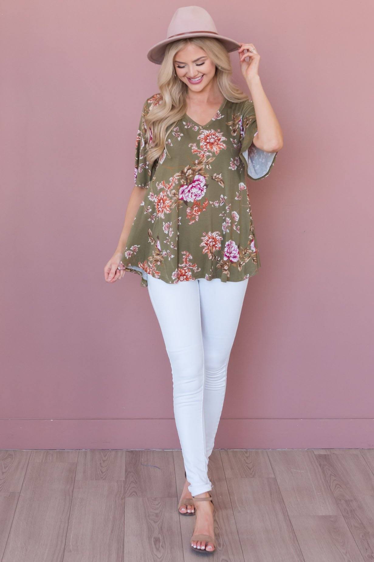 Secret Garden Modest Top