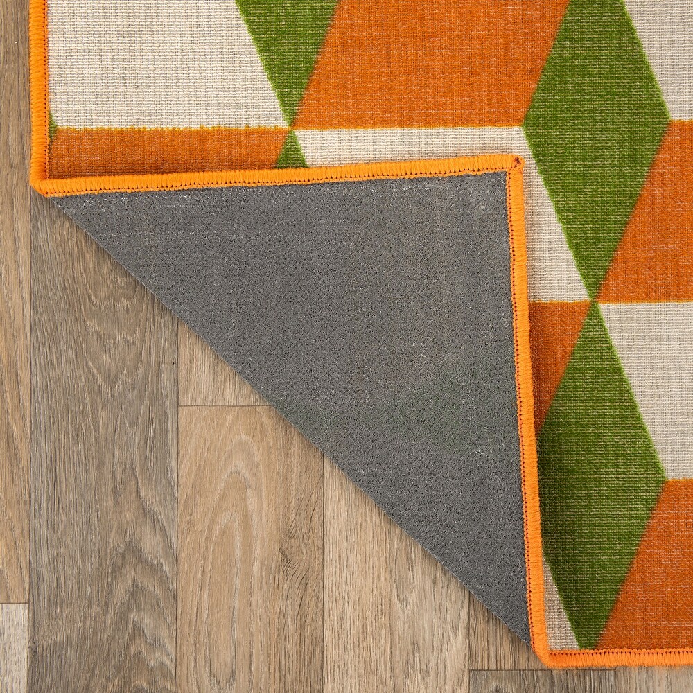 Contemporary Geometric Flatweave Indoor/Outdoor Area Rug