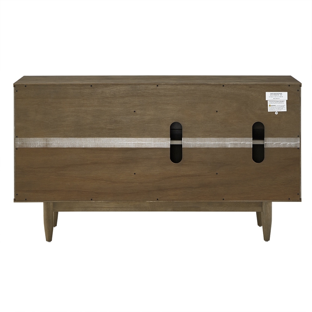 Kieran Mid Century Wood 2 Door and 3 Drawer Server by iNSPIRE Q Modern